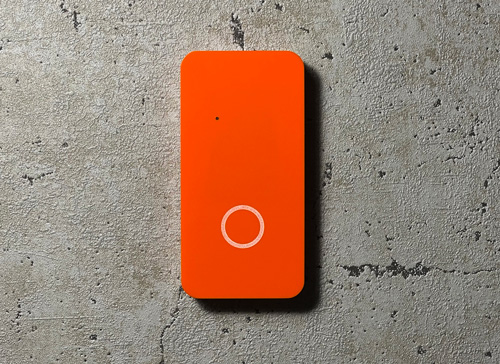 Дизайнерский считыватель AXI3 оранжевого цвета для СКУД Болид